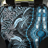 Polynesia Dashiki Back Car Seat Cover Polynesia and Africa Traditional Special Together Blue LT9 - Wonder Print Shop