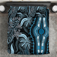 Polynesia Dashiki Bedding Set Polynesia and Africa Traditional Special Together Blue LT9 - Wonder Print Shop