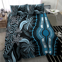 Polynesia Dashiki Bedding Set Polynesia and Africa Traditional Special Together Blue LT9 - Wonder Print Shop