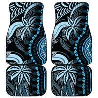 Polynesia Dashiki Car Mats Polynesia and Africa Traditional Special Together Blue LT9 - Wonder Print Shop