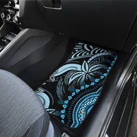 Polynesia Dashiki Car Mats Polynesia and Africa Traditional Special Together Blue LT9 - Wonder Print Shop