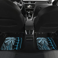 Polynesia Dashiki Car Mats Polynesia and Africa Traditional Special Together Blue LT9 - Wonder Print Shop