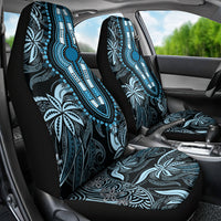 Polynesia Dashiki Car Seat Cover Polynesia and Africa Traditional Special Together Blue LT9 - Wonder Print Shop