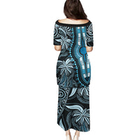 Polynesia Dashiki Puletasi Polynesia and Africa Traditional Special Together Blue - Wonder Print Shop