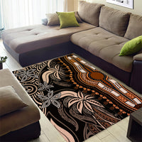 Polynesia Dashiki Area Rug Polynesia and Africa Traditional Special Together Gold LT9 - Wonder Print Shop