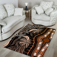Polynesia Dashiki Area Rug Polynesia and Africa Traditional Special Together Gold LT9 - Wonder Print Shop