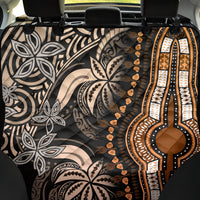 Polynesia Dashiki Back Car Seat Cover Polynesia and Africa Traditional Special Together Gold LT9 - Wonder Print Shop