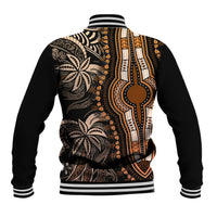 Polynesia Dashiki Baseball Jacket Polynesia and Africa Traditional Special Together Gold LT9 - Wonder Print Shop
