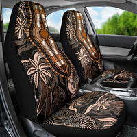 Polynesia Dashiki Car Seat Cover Polynesia and Africa Traditional Special Together Gold LT9 - Wonder Print Shop