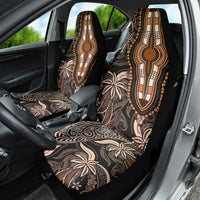 Polynesia Dashiki Car Seat Cover Polynesia and Africa Traditional Special Together Gold LT9 - Wonder Print Shop