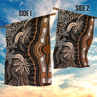 Polynesia Dashiki Garden Flag Polynesia and Africa Traditional Special Together Gold - Wonder Print Shop