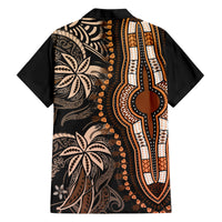 Polynesia Dashiki Hawaiian Shirt Polynesia and Africa Traditional Special Together Gold - Wonder Print Shop