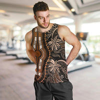 Polynesia Dashiki Men Tank Top Polynesia and Africa Traditional Special Together Gold - Wonder Print Shop