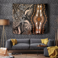 Polynesia Dashiki Tapestry Polynesia and Africa Traditional Special Together Gold - Wonder Print Shop