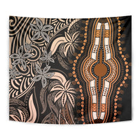 Polynesia Dashiki Tapestry Polynesia and Africa Traditional Special Together Gold - Wonder Print Shop