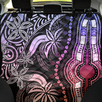 Polynesia Dashiki Back Car Seat Cover Polynesia and Africa Traditional Special Together Pastel LT9 - Wonder Print Shop