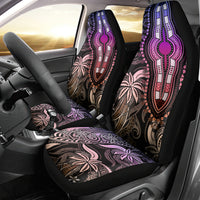 Polynesia Dashiki Car Seat Cover Polynesia and Africa Traditional Special Together Pastel LT9 - Wonder Print Shop