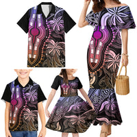 Polynesia Dashiki Family Matching Mermaid Dress and Hawaiian Shirt Polynesia and Africa Traditional Special Together Pastel LT9 - Wonder Print Shop