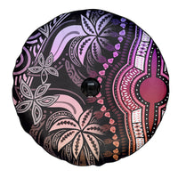 Polynesia Dashiki Spare Tire Cover Polynesia and Africa Traditional Special Together Pastel - Wonder Print Shop