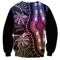 Polynesia Dashiki Sweatshirt Polynesia and Africa Traditional Special Together Pastel - Wonder Print Shop