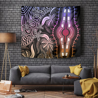 Polynesia Dashiki Tapestry Polynesia and Africa Traditional Special Together Pastel - Wonder Print Shop