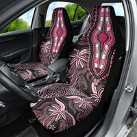 Polynesia Dashiki Car Seat Cover Polynesia and Africa Traditional Special Together Pink LT9 - Wonder Print Shop