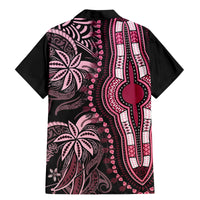 Polynesia Dashiki Family Matching Mermaid Dress and Hawaiian Shirt Polynesia and Africa Traditional Special Together Pink LT9 - Wonder Print Shop