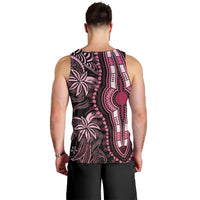Polynesia Dashiki Men Tank Top Polynesia and Africa Traditional Special Together Pink - Wonder Print Shop