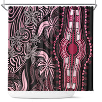 polynesia-dashiki-shower-curtain-polynesia-and-africa-traditional-special-together-pink