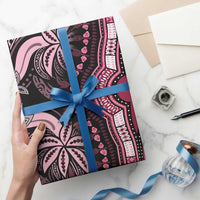 Polynesia Mixed African Dashiki Wrapping Paper Afro-pacific Culture - Pink - Wonder Print Shop