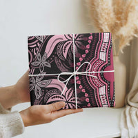 Polynesia Mixed African Dashiki Wrapping Paper Afro-pacific Culture - Pink - Wonder Print Shop