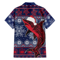 Samoa Manuia Le Kirisimasi Hawaiian Shirt Samoan Fishing Tribal Pattern Christmas Vibe - Wonder Print Shop