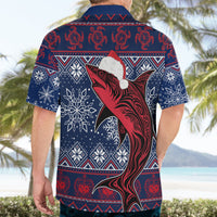 Samoa Manuia Le Kirisimasi Hawaiian Shirt Samoan Fishing Tribal Pattern Christmas Vibe - Wonder Print Shop