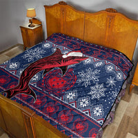 Samoa Manuia Le Kirisimasi Quilt Samoan Fishing Tribal Pattern Christmas Vibe - Wonder Print Shop
