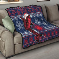 Samoa Manuia Le Kirisimasi Quilt Samoan Fishing Tribal Pattern Christmas Vibe - Wonder Print Shop