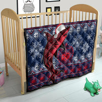 Samoa Manuia Le Kirisimasi Quilt Samoan Fishing Tribal Pattern Christmas Vibe - Wonder Print Shop