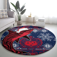 samoa-manuia-le-kirisimasi-round-carpet-samoan-fishing-tribal-pattern-christmas-vibe
