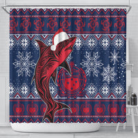 samoa-manuia-le-kirisimasi-shower-curtain-samoan-fishing-tribal-pattern-christmas-vibe