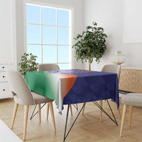 India Cricket Custom Tablecloth Ashoka Chakra with Flag Style - Wonder Print Shop