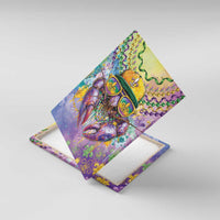 Mardi Gras Crawfish Canvas Wall Art NOLA Fat Tuesday Drip Art - Wonder Print Shop