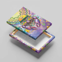 Mardi Gras Crawfish Canvas Wall Art NOLA Fat Tuesday Drip Art - Wonder Print Shop