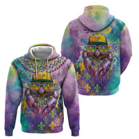 Mardi Gras Crawfish Personalized Hoodie NOLA Fat Tuesday Drip Art - Wonder Print Shop