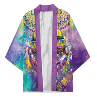 Mardi Gras Crawfish Personalized Kimono NOLA Fat Tuesday Drip Art - Wonder Print Shop