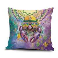 Mardi Gras Crawfish Pillow Cover NOLA Fat Tuesday Drip Art - Wonder Print Shop