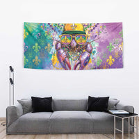 Mardi Gras Crawfish Tapestry NOLA Fat Tuesday Drip Art - Wonder Print Shop