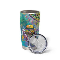 Mardi Gras Crawfish Personalized Tumbler Cup NOLA Fat Tuesday Drip Art - Wonder Print Shop