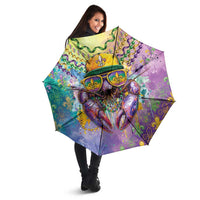 Mardi Gras Crawfish Umbrella NOLA Fat Tuesday Drip Art - Wonder Print Shop