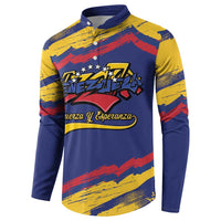 Venezuela Fuerza Y Esperanza Button Sweatshirt - Wonder Print Shop