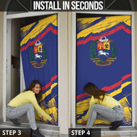 Venezuela Fuerza Y Esperanza Door Cover - Wonder Print Shop