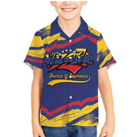Venezuela Fuerza Y Esperanza Family Matching Mermaid Dress and Hawaiian Shirt - Wonder Print Shop